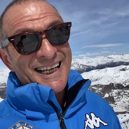 Facing The Sestriere Slopes *