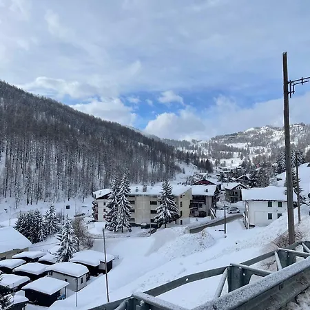 Facing The Sestriere Slopes