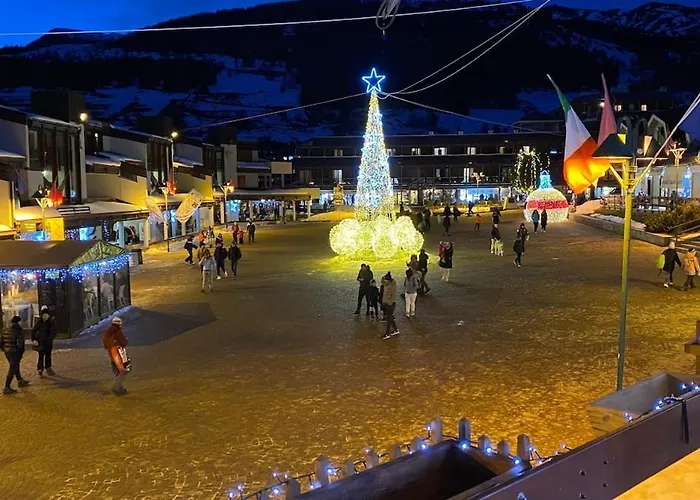 公寓 Facing The Sestriere Slopes 博格塔塞斯特雷