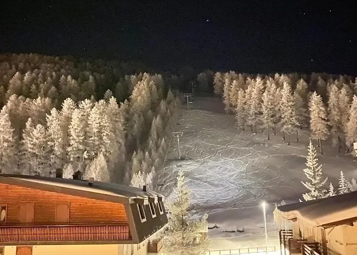 Facing The Sestriere Slopes *