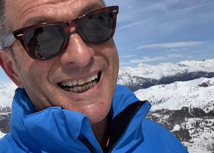 Facing The Sestriere Slopes *