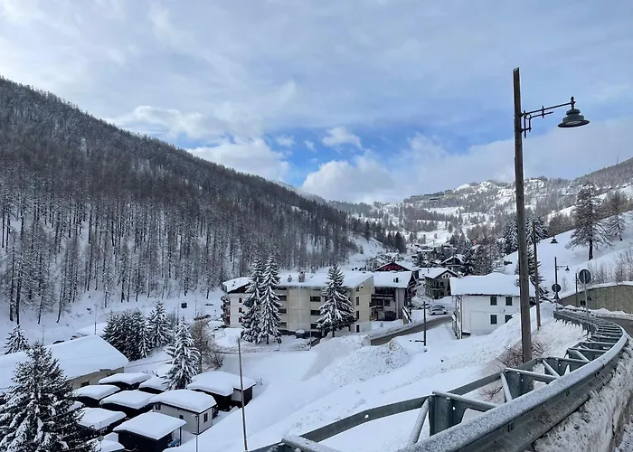 Facing The Sestriere Slopes